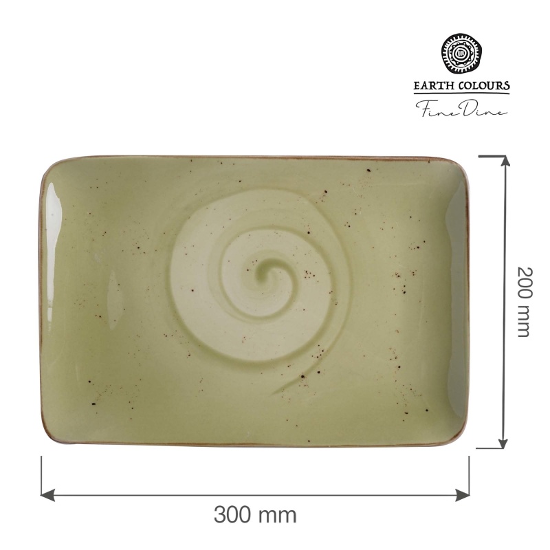 Olive taldrik, 300x200mm