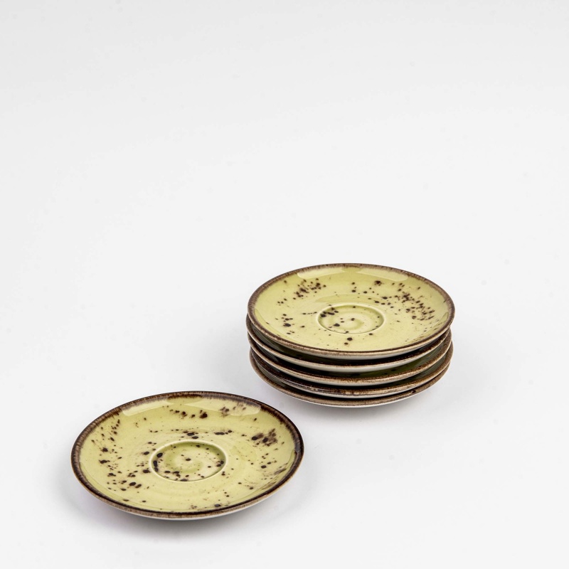 Olive cappuccino alustass, 160 mm