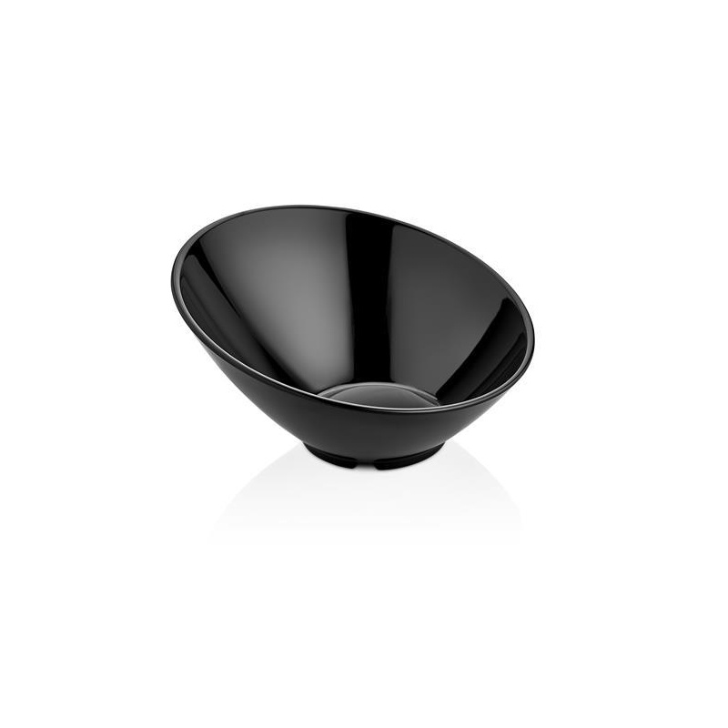 Kaldus kauss melamiinist, must, 233x125mm