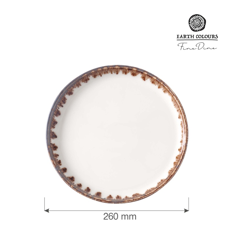 Vanilje taldrik, 260 mm