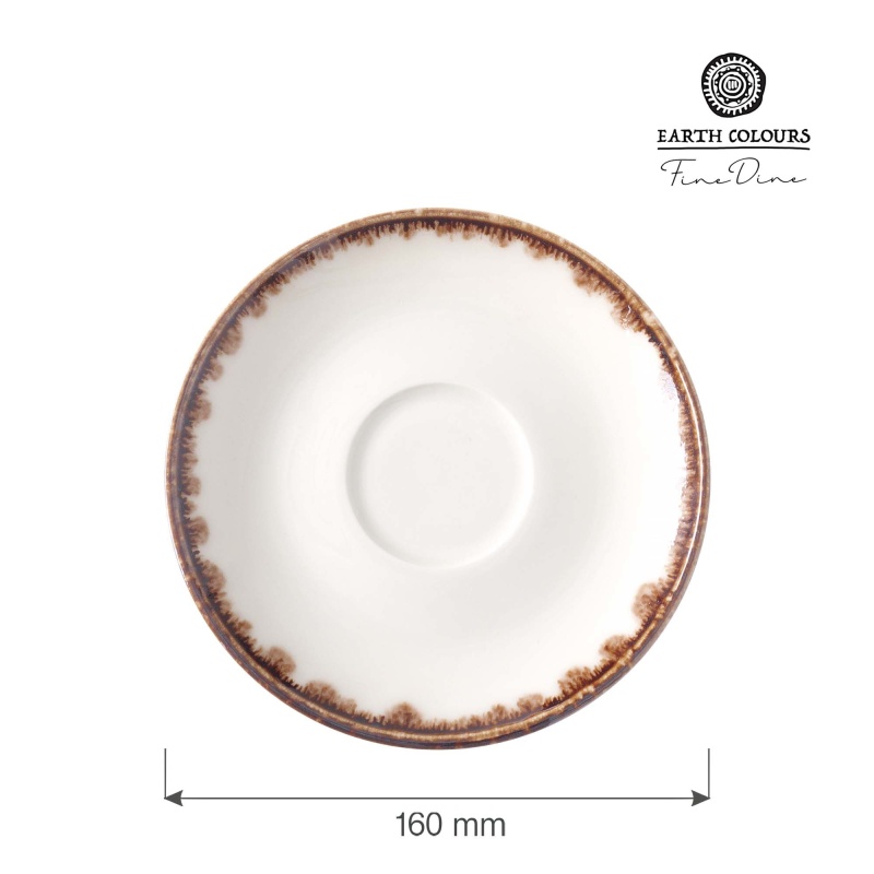 Vanilje cappuccino alustass, 160 mm