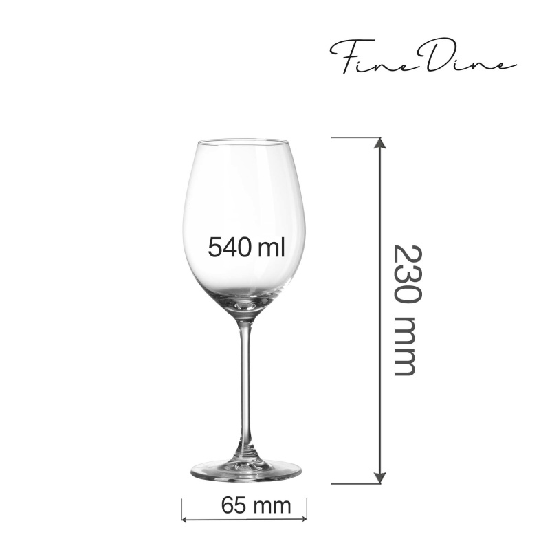 Cantare veiniklaas, 540 ml