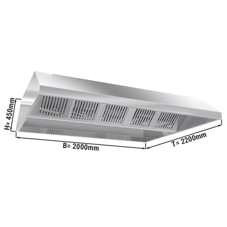 Laekubu filtri ja valgusega 2000x2200x450mm