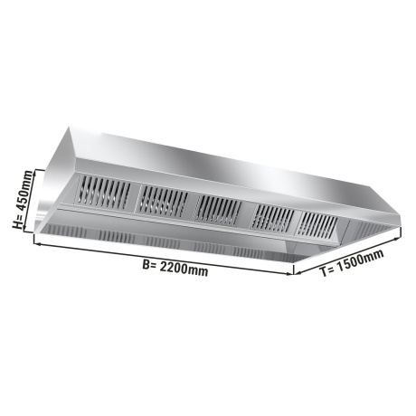 Laekubu filtri ja valgusega 2200x1500x450mm