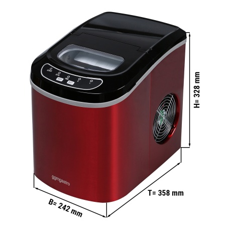 Jääkuubikumasin 12kg/24h, punane