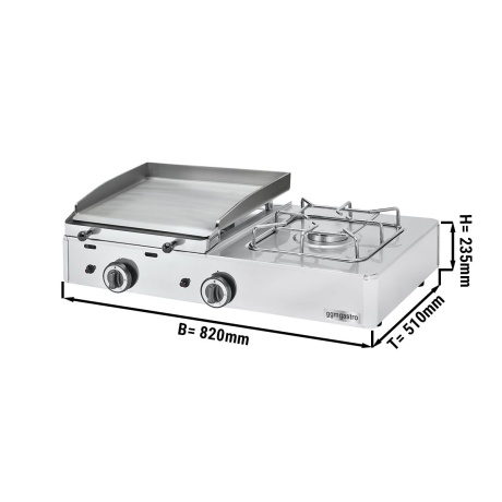Plaatgrill gaasiga – 0,82 m