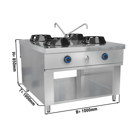 Wokpliit gaasiga - 4 kohaline - 56 kw