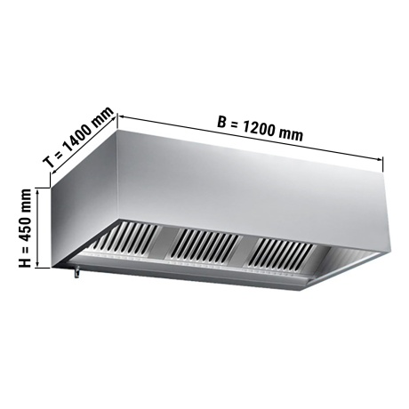 Ventilatsioonikubu filtri ja valgusega 1200x1400x450mm