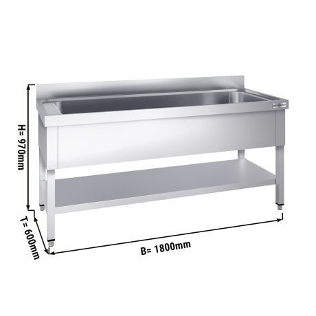 Potipesuvalamu alusriiuliga 180x60cm