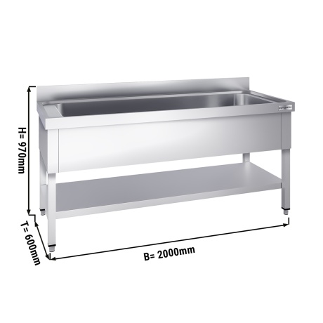 Potipesuvalamu alusriiuliga 200x60cm