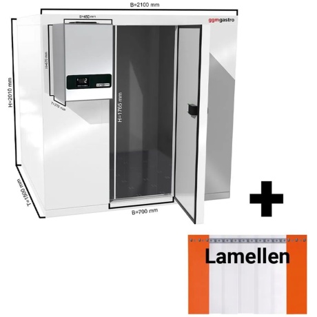 Sügavkülmkamber 2.1x1.5m - 4.2 m³