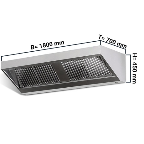 Seinakubu filtri ja valgusega 1800x700x450mm