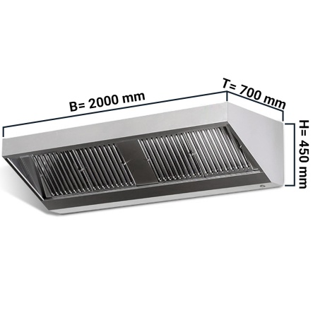 Seinakubu filtri ja valgusega 2000x700x450mm