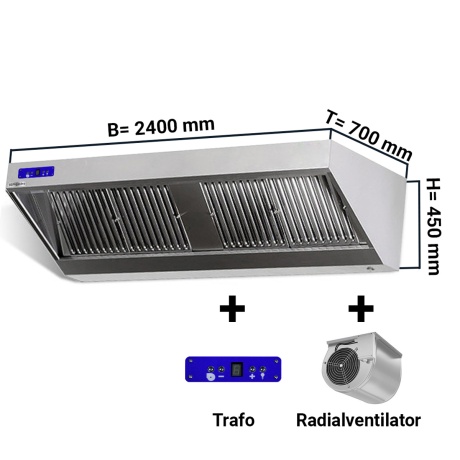 Seinakubu mootori, regulaatori, filtri ja valgusega 2400x700x450mm