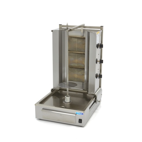 Döner kebabi grill 40kg, gaas