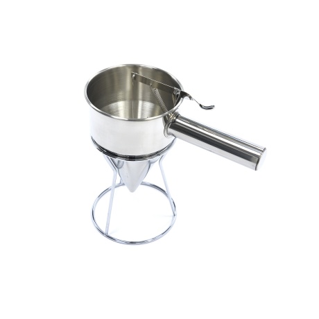Batter dispenser - 1,3l - stainless steel - incl dosing button