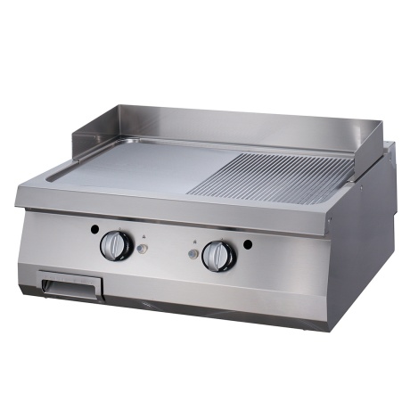 Elektrigrill 1/2 soonega 80x90cm, kroom
