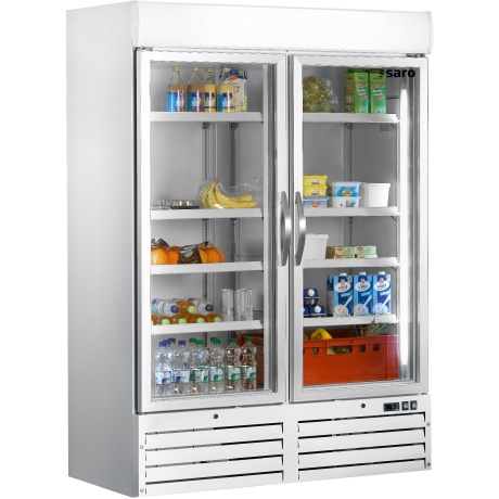 Saro refrigerator with 2 glass doors model g 920