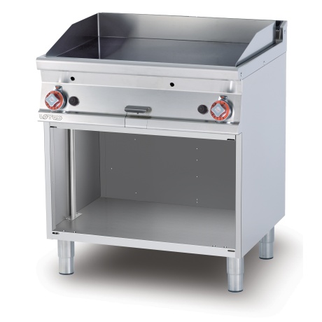 Gaasi plaatgrill alusraamiga LOTUS 80x70,5x90cm, sile