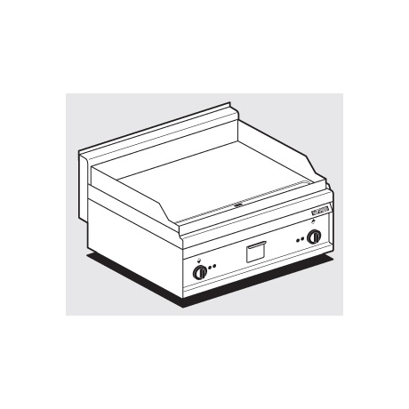 Plaatgrill LOTUS 80x65x29cm, sile