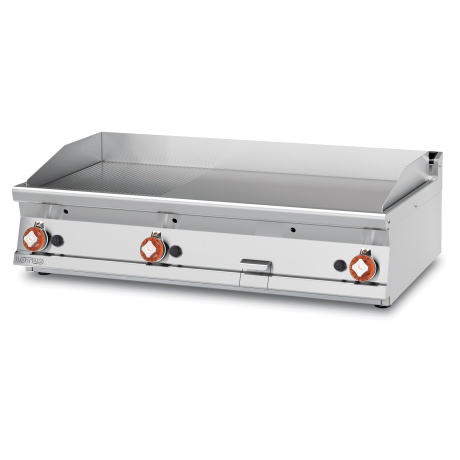 Gaasi plaatgrill LOTUS 120x70,5x28cm, sile+rihvel