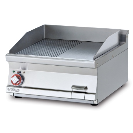 Plaatgrill LOTUS 60x70,5x28cm, rihvel+sile