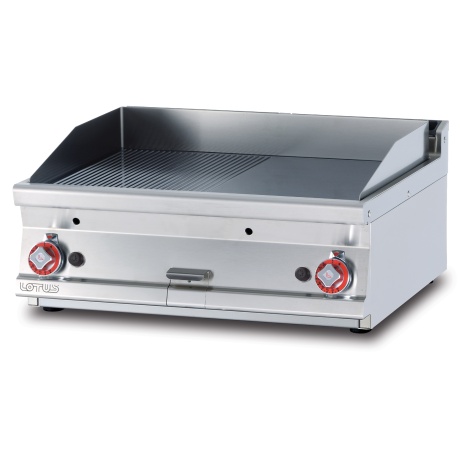Gaasi plaatgrill LOTUS 80x70,5x28cm, sile+rihvel