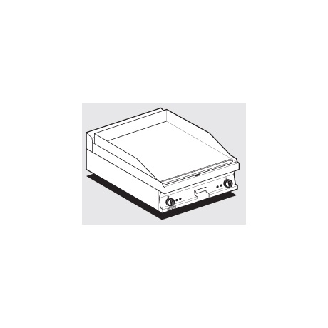 Plaatgrill LOTUS 60x60x28cm, sile
