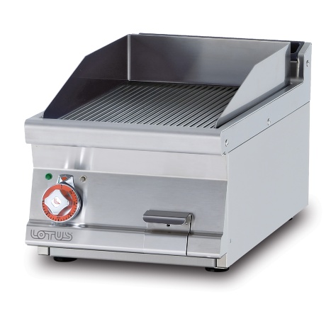 Plaatgrill LOTUS 40x70,5x28cm, rihvel