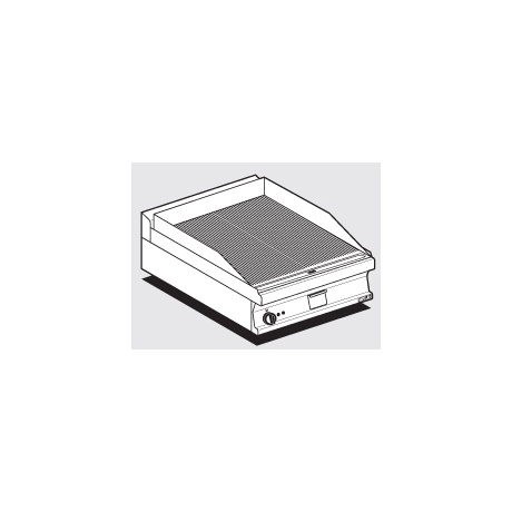 Plaatgrill LOTUS 60x70,5x28cm, rihvel
