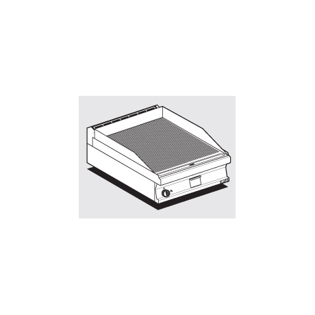 Gaasi plaatgrill LOTUS 60x70,5x28cm, rihvel