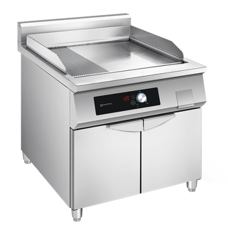 Induktsioon plaatgrill MASTRO, sile+rihvel