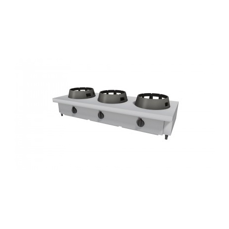 Wok pliit 3x21kw 150x60cm