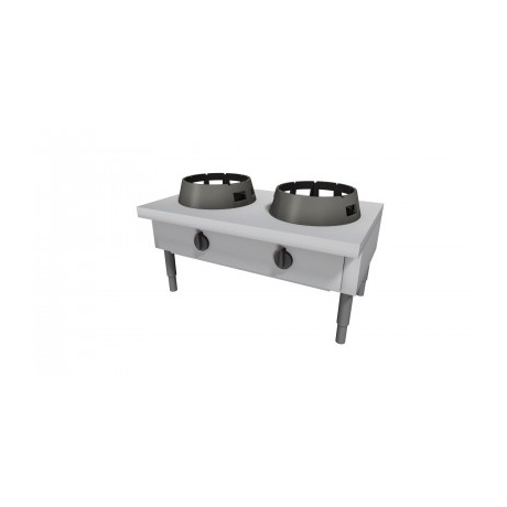 Wok pliit, jalgadel 2x21kw 100x60cm