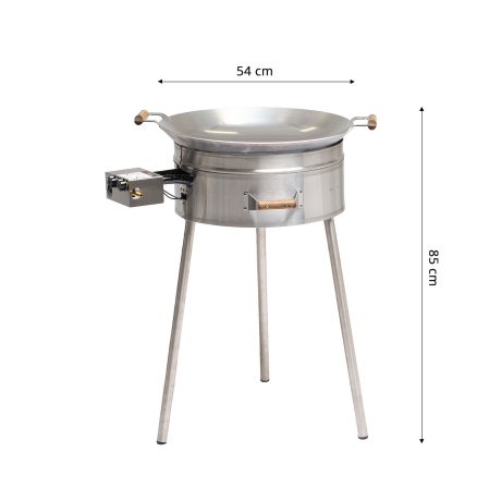 Gaasipõletiga wok pro-545 inox