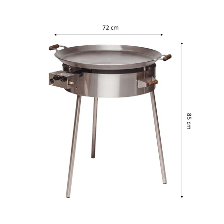 Gaasipõletiga grillpann paella pro-720
