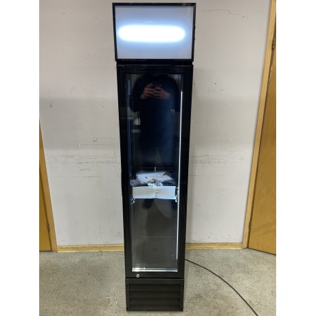 Külmkapp 160L, 39cm,  klaasuksega