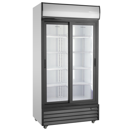 Refrigerator 690l, with glass doors