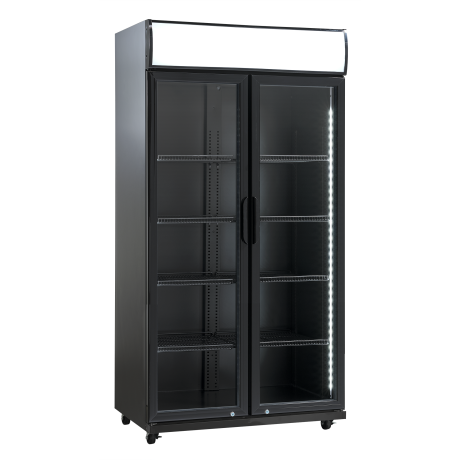 Refrigerator 569l, with glass doors
