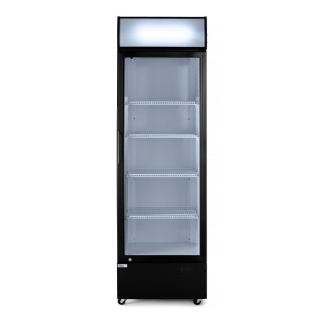 Klaasuksega külmik 313l