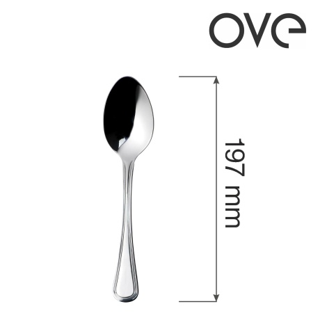 Ложка столовая Болонья, OVE, 197 мм, 12 шт/уп.