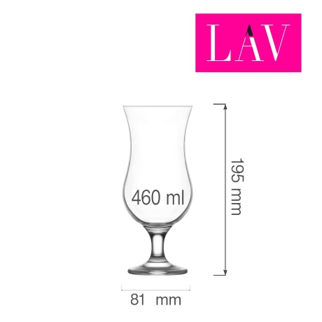 Miami kokteiliklaas 460 ml
