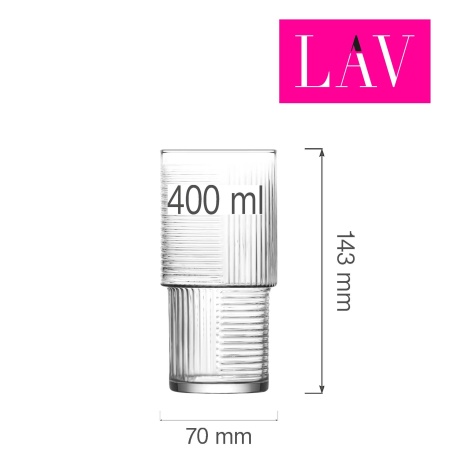 Istanbul long drink’i klaas 400 ml
