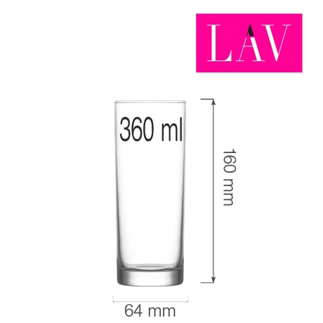 Rotterdam long drink klaas 360 ml
