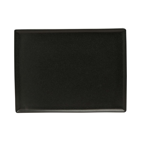 Coal rectangular tray, 350x260mm