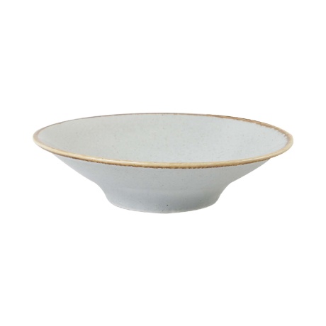 Ashen deep plate, 200x(h)51mm