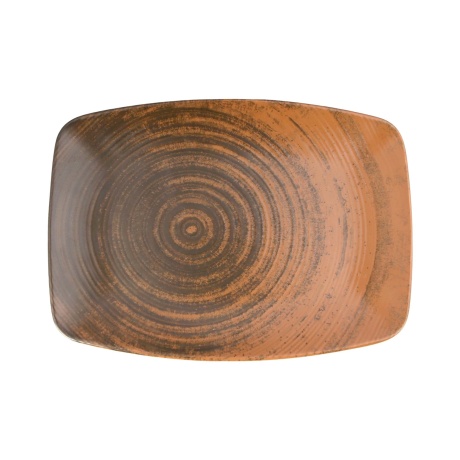 Lykke brown ovaalne taldrik, 270mm