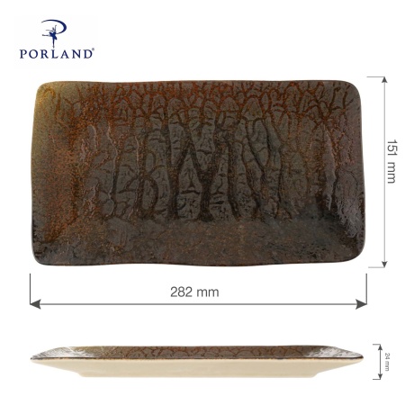 Genesis rectangular plate 280mm