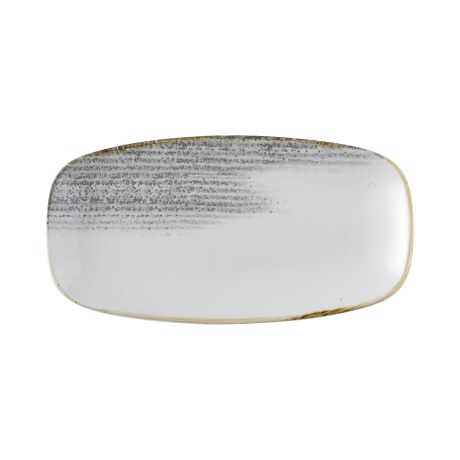Homespun accents jasper grey piklik taldrik, 298x153mm