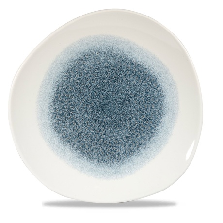 Raku topaasi sininen pyöreä jäljityslaatta, 286 mm